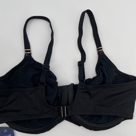Fantasie Swim NWT Black Ottawa Underwire Wrap Full Cup Bikini Top // 36DD - Picture 12 of 12